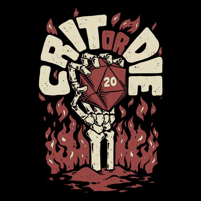 Studio Mootant's 'Crit or Die' Women's Stylish Apparel