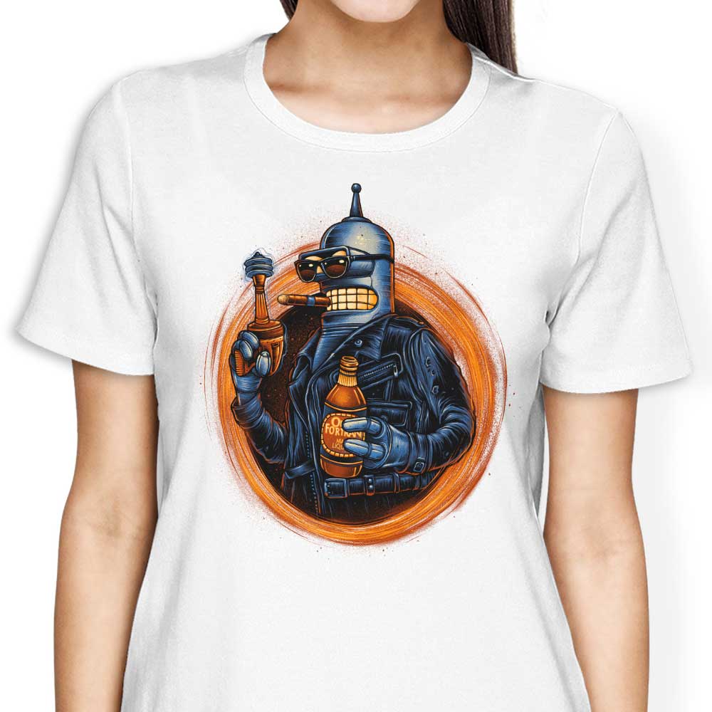 Glitchygorilla Benderminator - Stylish Women's T-Shirts