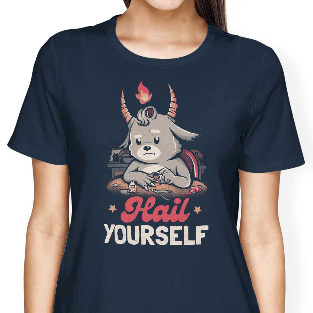 Elegant Women's Apparel - 'Hail Yourself' T-Shirts