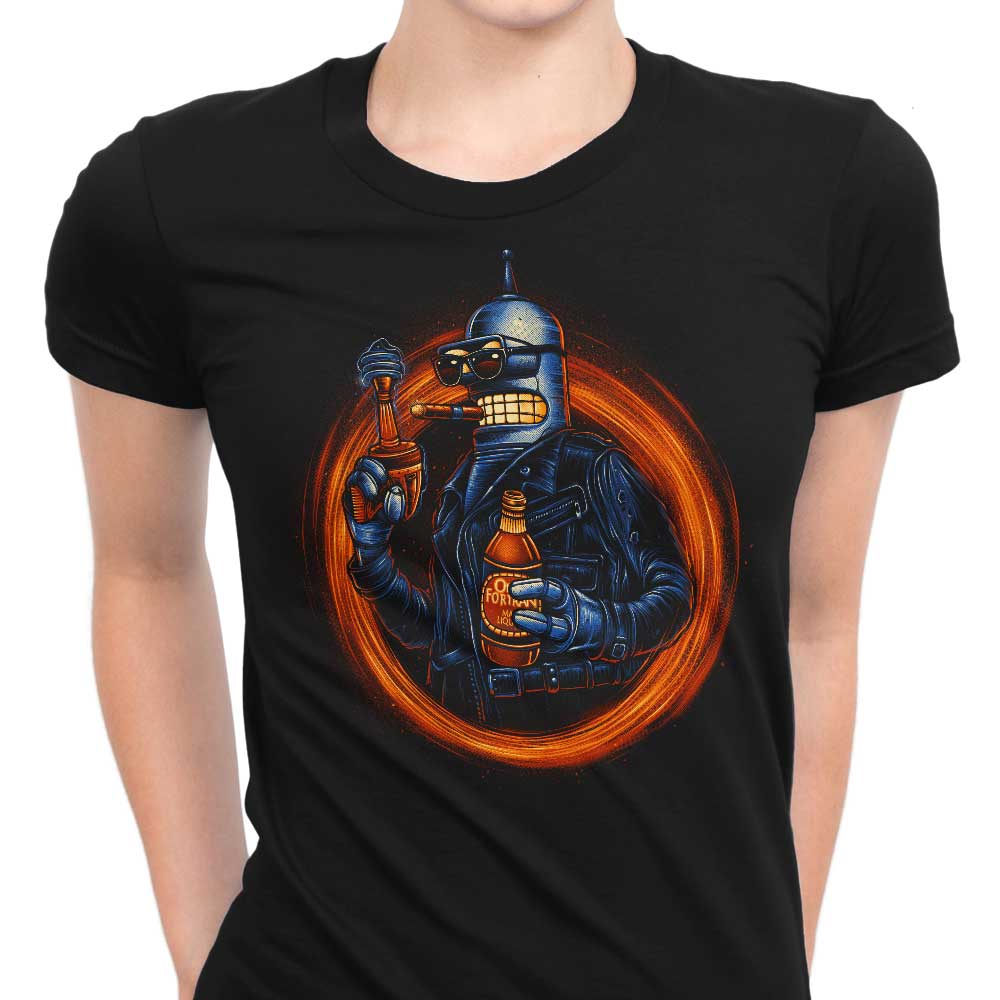 Glitchygorilla Benderminator - Stylish Women's T-Shirts
