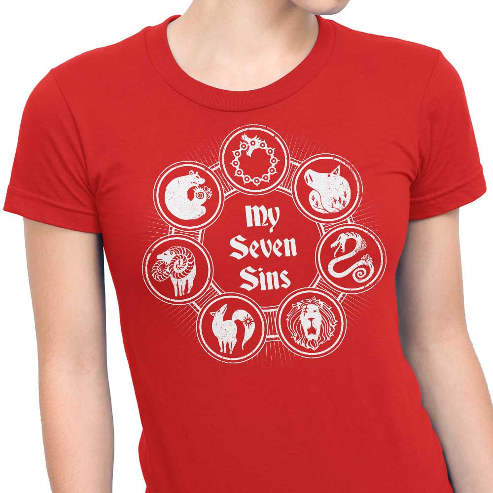 My Seven Sins Women's Clothing - T-Shirts and Premium T-Shirts