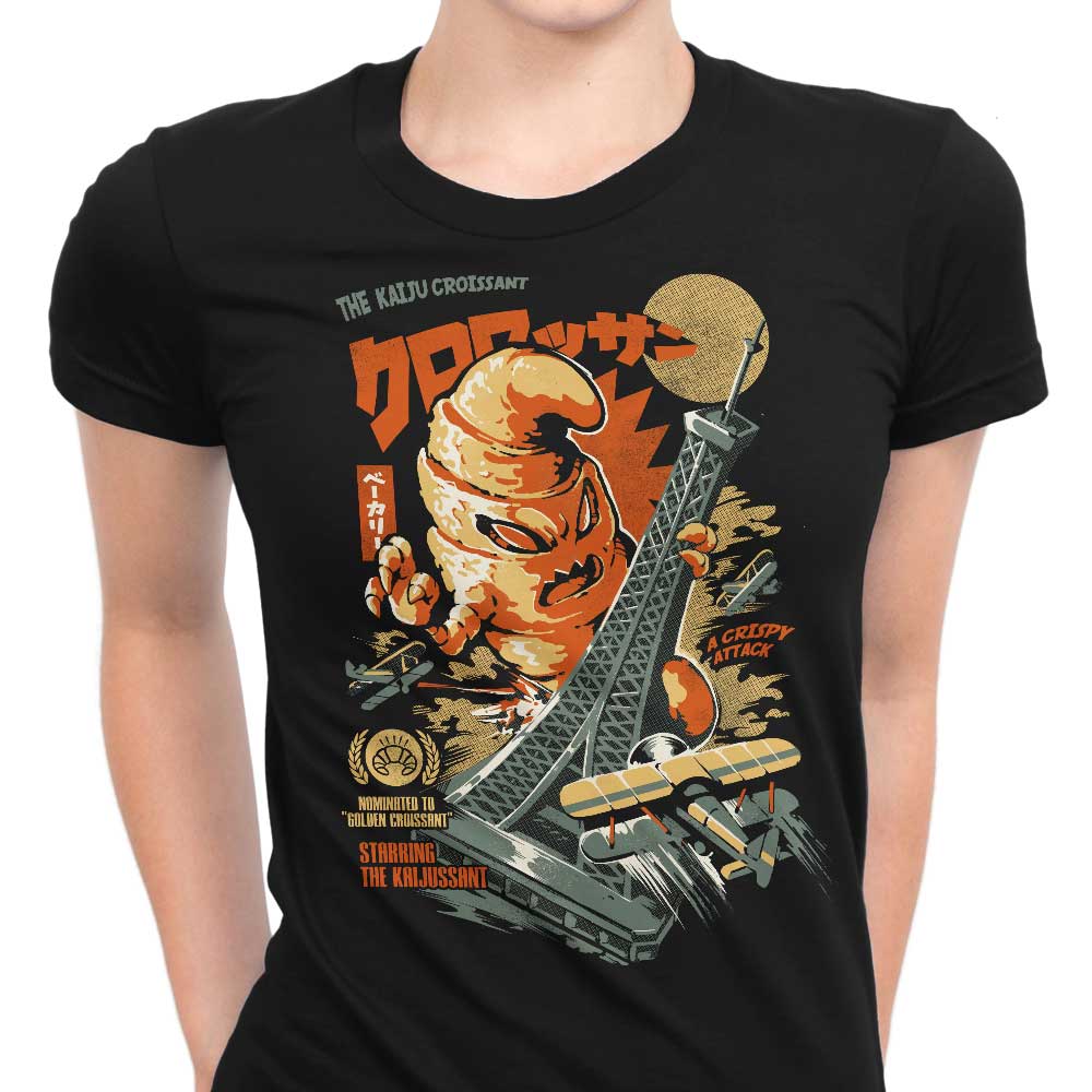The Kaiju Croissant Women's Fashion Apparel - T-Shirts and Premium T-Shirts