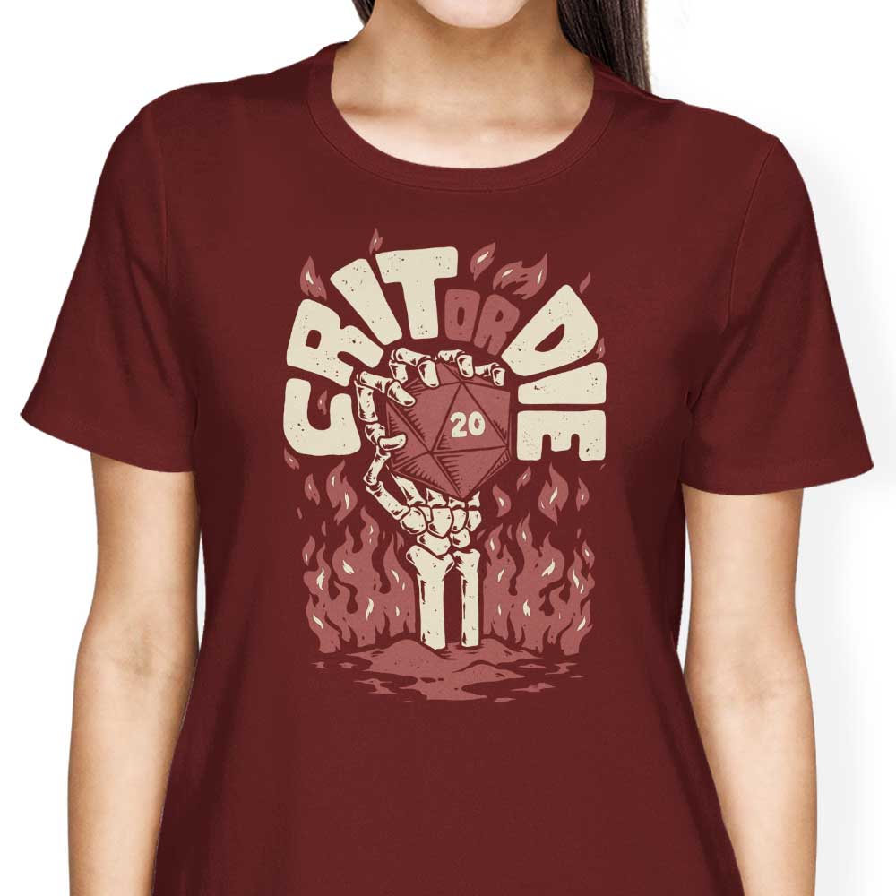 Studio Mootant's 'Crit or Die' Women's Stylish Apparel