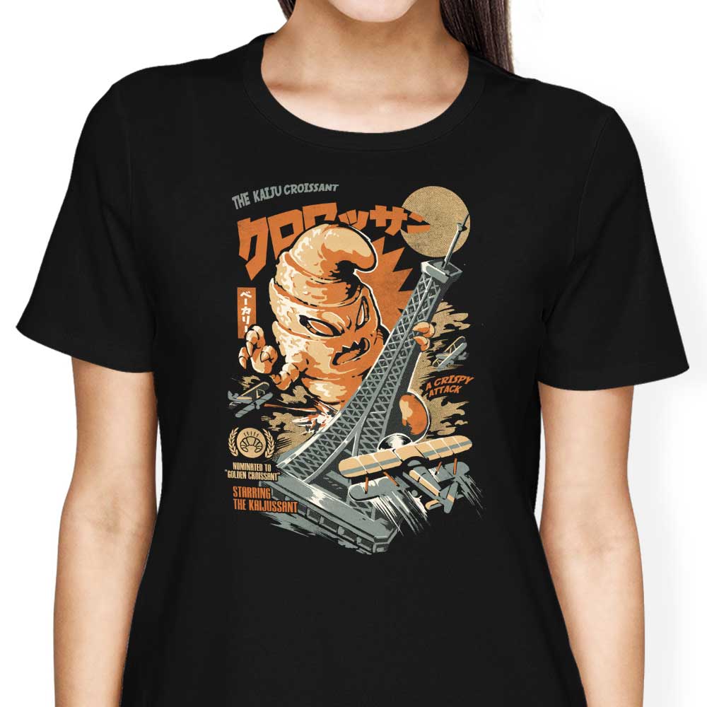 The Kaiju Croissant Women's Fashion Apparel - T-Shirts and Premium T-Shirts