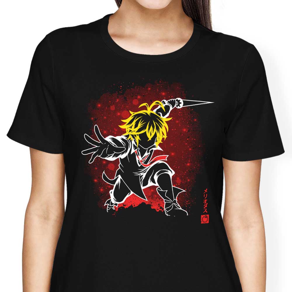 Soulkr's Wrathful Women's T-Shirts in Various Sizes