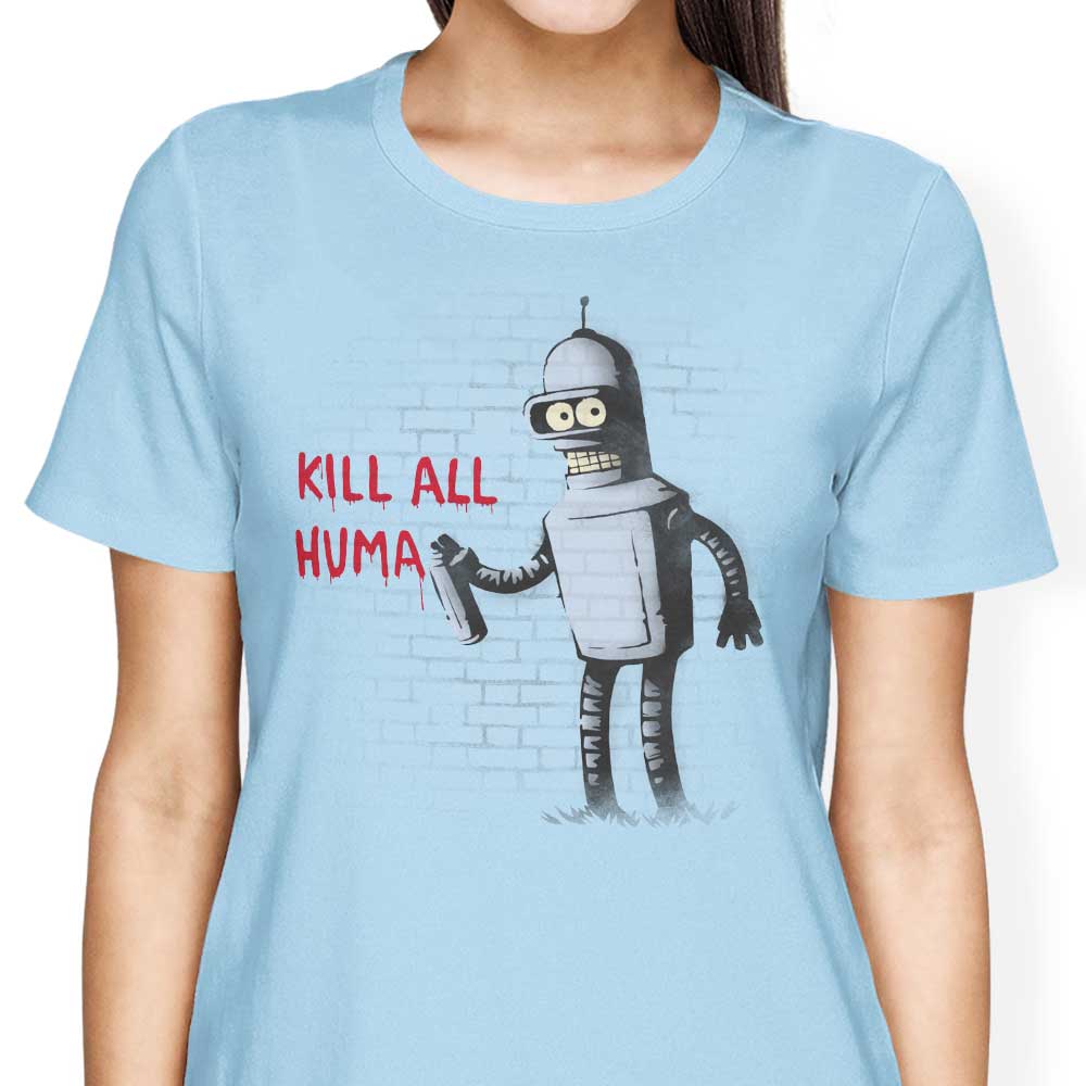 Kill All Humans - Stylish Women's Clothing Apparel