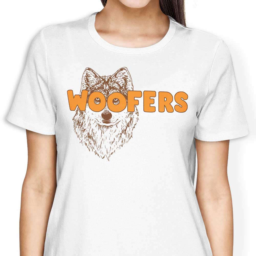 Hillary White's Woofers - Stylish Women's T-Shirts in Various Sizes