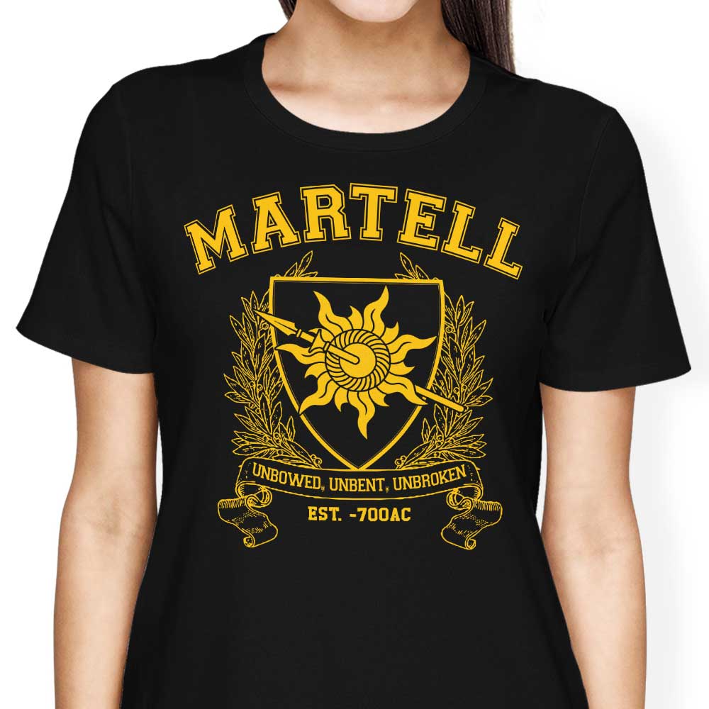 Martell University Women's Fashion Apparel - T-Shirts and Premium T-Shirts